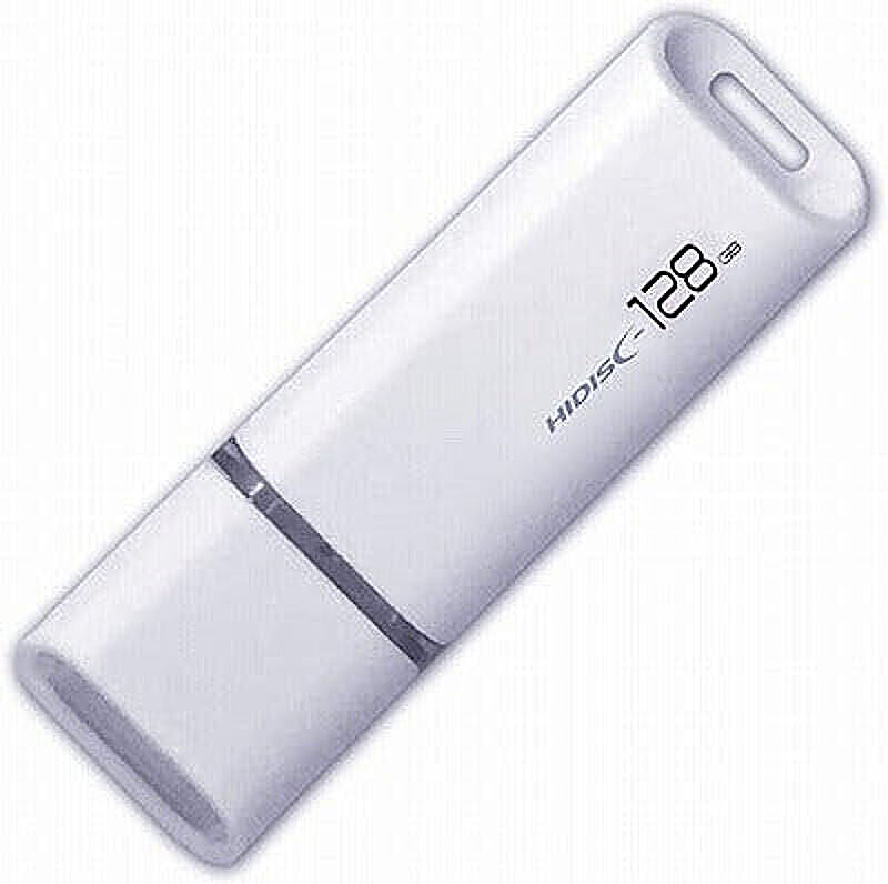 128GB USBメモリー USB2.0 HI-DISC ハイディスク キャップ式 ハイコストパフォーマンスモデル シルバー HDUF113C128G2 管理No. 4984279652510