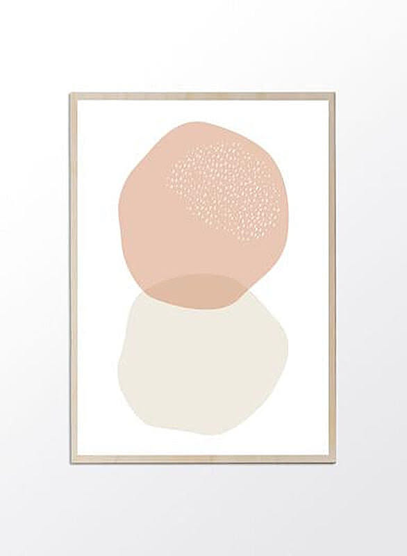 PROJECT NORD | PASTEL CIRCLE SHAPES | アートプリント/ポスター (50x70cm)【北欧 デンマーク シンプル おしゃれ】