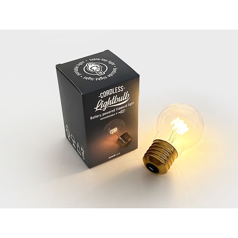 SUCK UK Cordless Lightbulb サックユーケー コードレス ライトバルブ