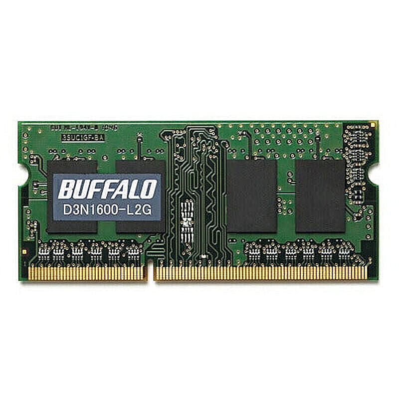 BUFFALO PC3L-12800(DDR3L-1600)対応 204PIN D3N1600-L2G D3N1600-L2G 管理No. 4981254007402