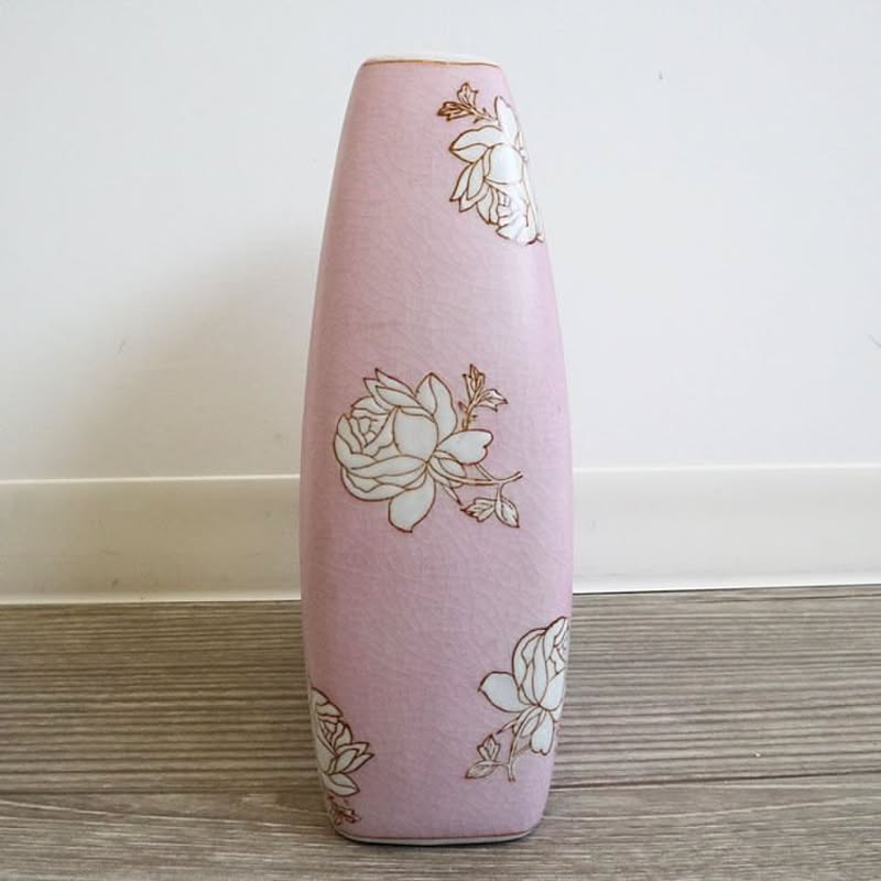 かわ畑貿易 花瓶 おしゃれ 陶磁器 かわいい ピンク イラスト ローズ 0901rta015のレビュー 口コミとして参考になる投稿0枚
