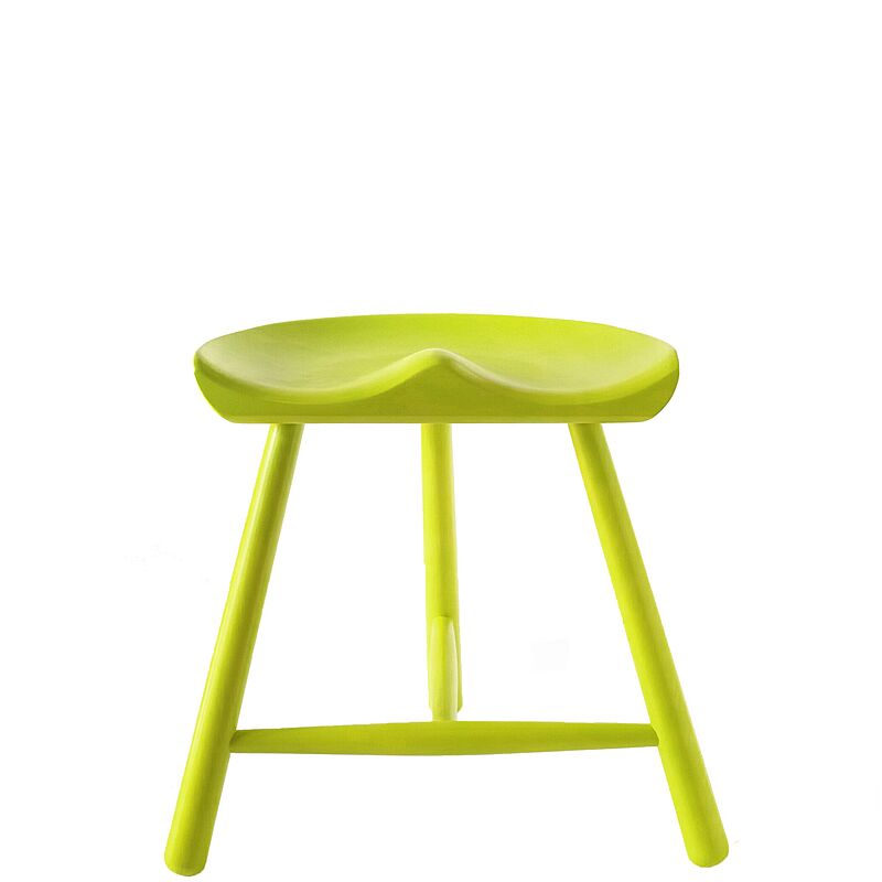 【カラー塗装】 MILKER's chair ミルカーズチェア ３本足 木製 スツール | 椅子 ダイニング 高さ 姿勢 腰痛 リプロダクト 脚 インテリア 靴職人 座り心地 無塗装 無垢材 乳搾り