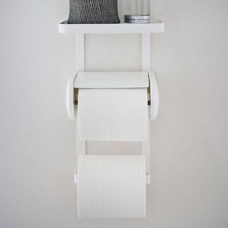 山崎実業 トイレットペーパーホルダー上ラック 2段 タワー tower - 通販 | RoomClipショッピング 山崎実業 トイレットペーパーホルダー上ラック 2段 タワー tower - 通販 | RoomClipショッピング