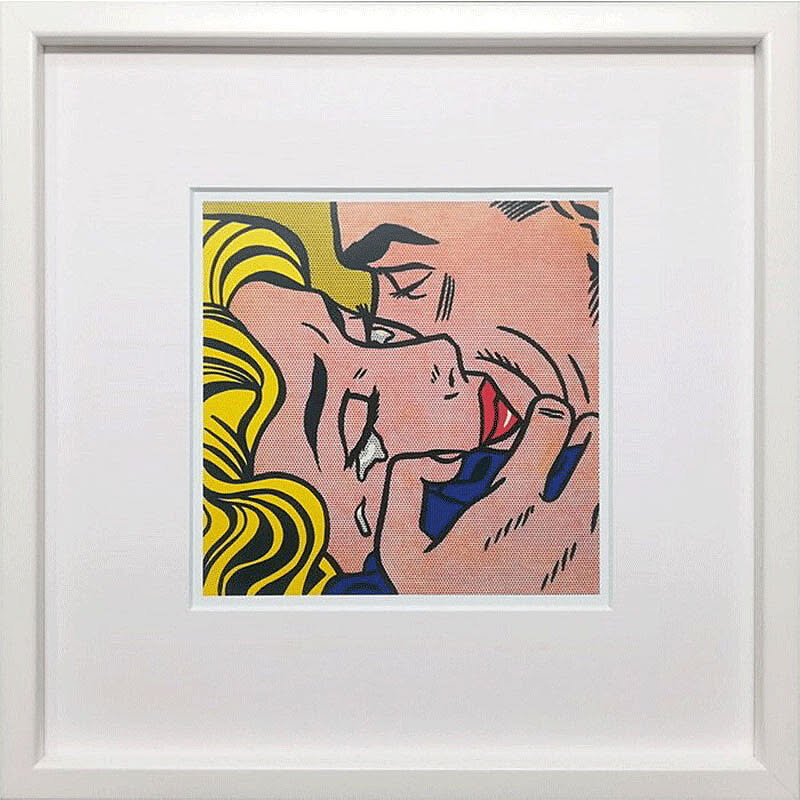 【bicosya/美工社】Roy Lichtenstein/ロイ・リキテンシュタイン  Kiss V