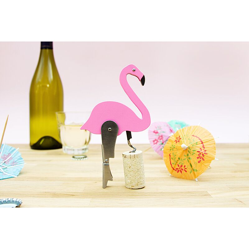 SUCK UK Flamingo Corkscrew イギリス サックユーケーフラミンゴコークスクリュー ボトルオープナー