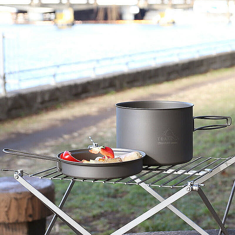 トークス ポット＋フライパンセット 1600ml CKW-1600 Titanium Pot + Pan TOAKS