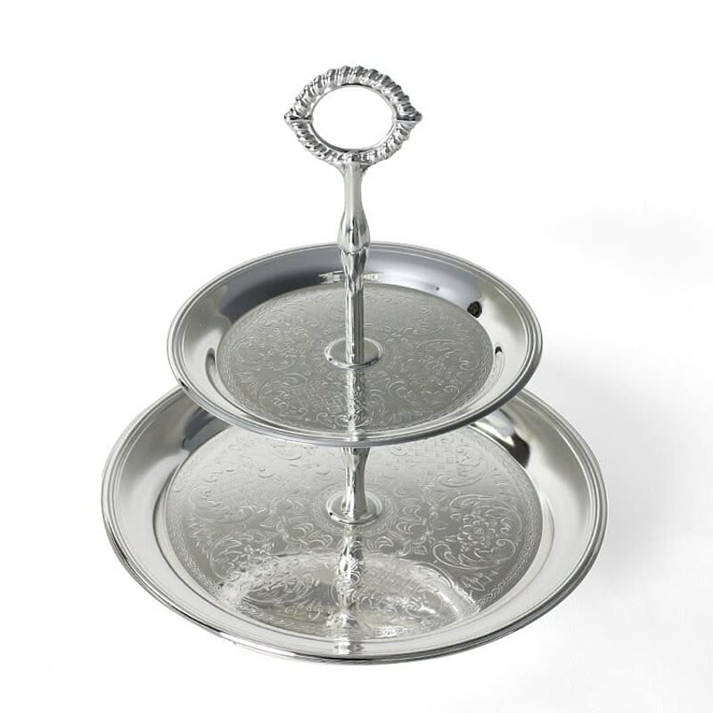 クイーンアン QUEEN ANNE クイーンアン 2段ケーキスタンド 0/6074 ...