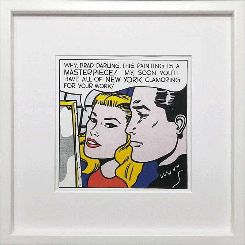 【bicosya/美工社】Roy Lichtenstein/ロイ・リキテンシュタイン  Masterpiece,1962