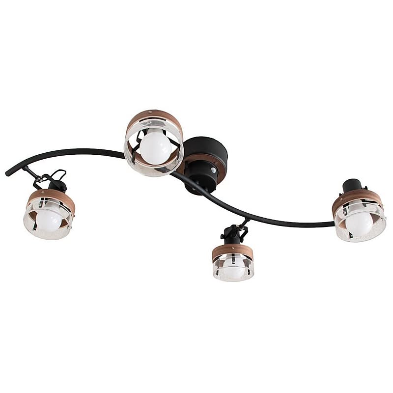 シーリングライト 照明 おしゃれ 4灯 バータイプ 天然木 ガラス リビング ダイニング 寝室 北欧 カフェ ナチュラル 照明器具 ウォールナット オーク ゴールド 10畳 木目 Selte シェルテのレビュー クチコミとして参考になる投稿18枚