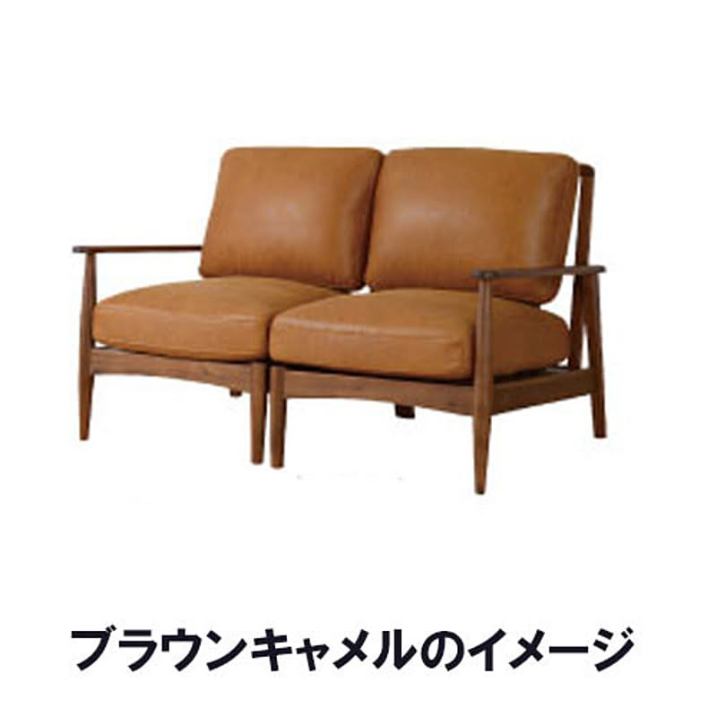 関家具 whit ウィット 2人掛け 肘無し ソファ / 【 nora. 】ノラ
