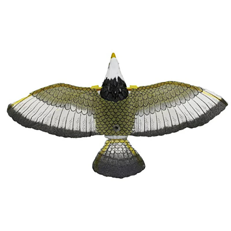 玩具 鷹 タカ 鷲 ワシ 動く 鳴く 猛禽類 おもちゃ 鳥おどし ベランダ 玄関 ハト避け 予防 畑 バード 防鳥 カラス対策 からすよけ 家庭菜園 農業用品 通販 Roomclipショッピング