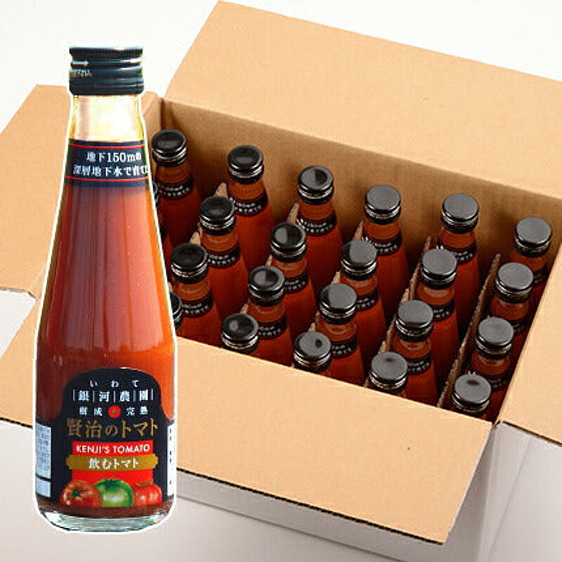 銀河農園｜無添加トマトジュース・飲むトマト24本入り1箱セット（210g×24本）