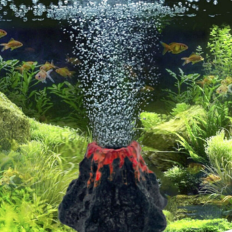 アクアリウム 火山 オブジェ エアレーション用 水槽 ペット用品 水槽用品 置物 チューブなし インテリア 熱帯魚 魚 熱帯雨林 海水魚 淡水魚 通販 Roomclipショッピング