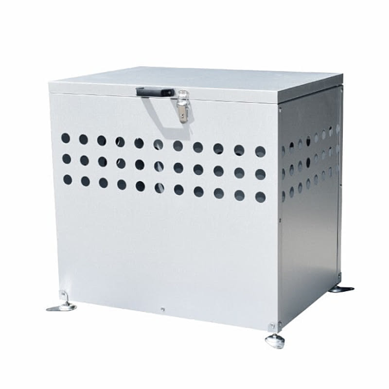 メタルテック ガルバ鋼板製 ダストボックス  ふた付 200L DST-700