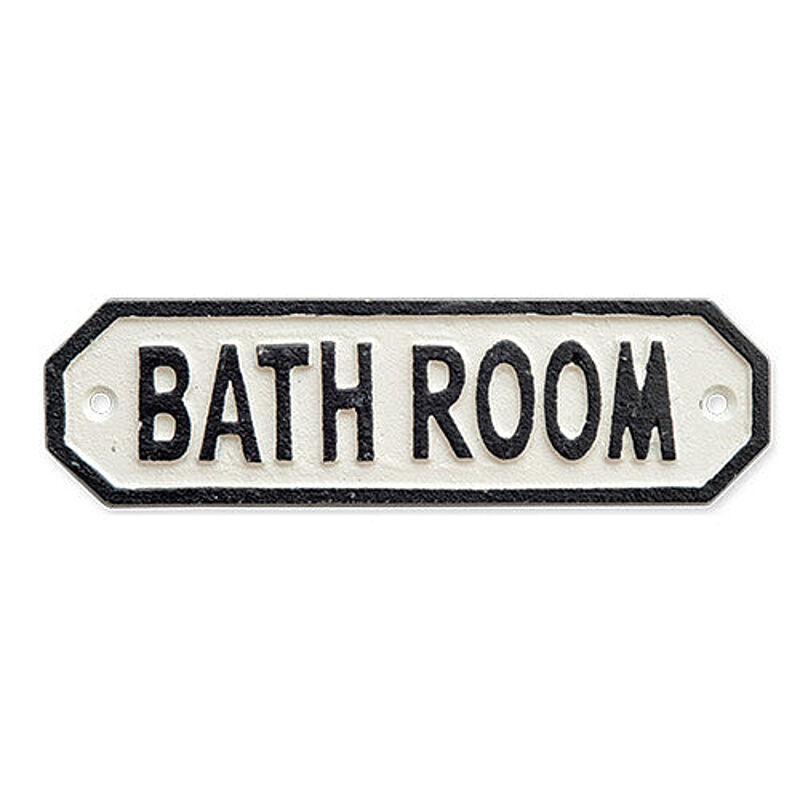 サインプレート ドアプレート BATH ROOM バスルーム  POSHLIVING ポッシュリビング
