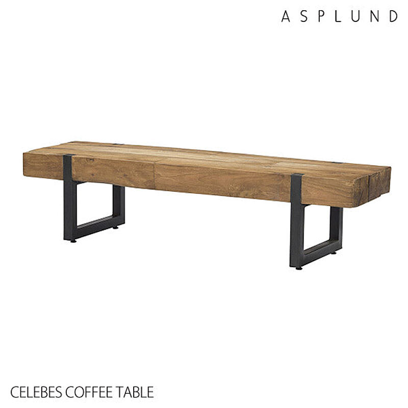 ASPLUND d-Bodhi CELEBES ローテーブル チーク材 幅140 奥行40 高さ35