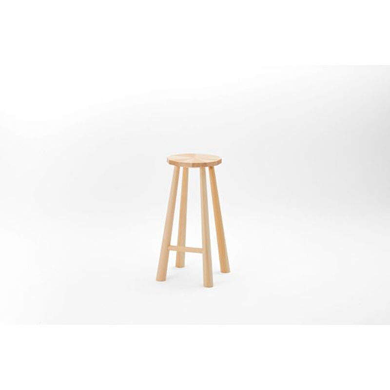HANACHIシリーズ ハイスツール 木造りの椅子 《桧》国産　木のぬくもり　家具　木工　癒し　リビング　ナチュラル　木のある暮らし　wood