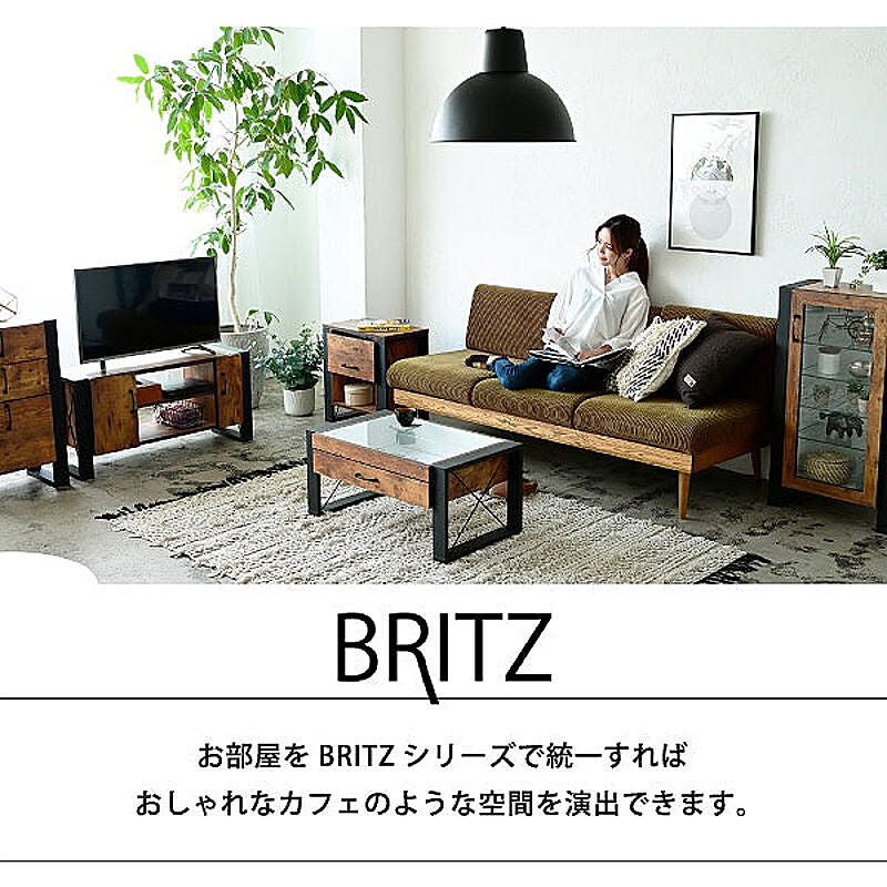 BRITZ　ブルックリン　ヴィンテージ風　FBR-0004　コレクションラック